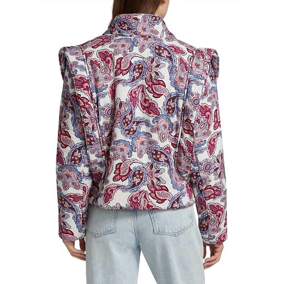 NEW MAGALI PASCAL dina jacket in pristine paisley light - Picture 2 of 4